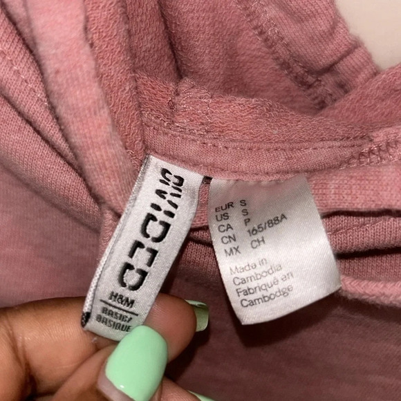 Divided nude pink short sleeve hoodie size S - Picture 4 of 8